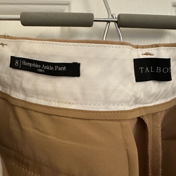 Talbots Hampshire ankle curvy camel pants - Picture 3 of 3